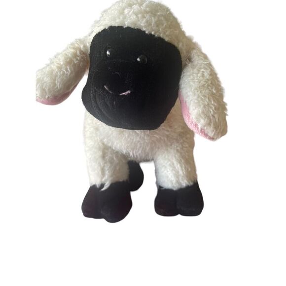 Ganz Webkinz White And Black Lamb Sheep Plush Stuffed Animal 9 Inches - Picture 1 of 8